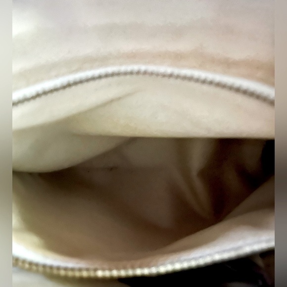 Celine Vintage Macadam Canvas PVC Leather Trim With Brown Adjustable Strap VGC - Picture 11 of 11